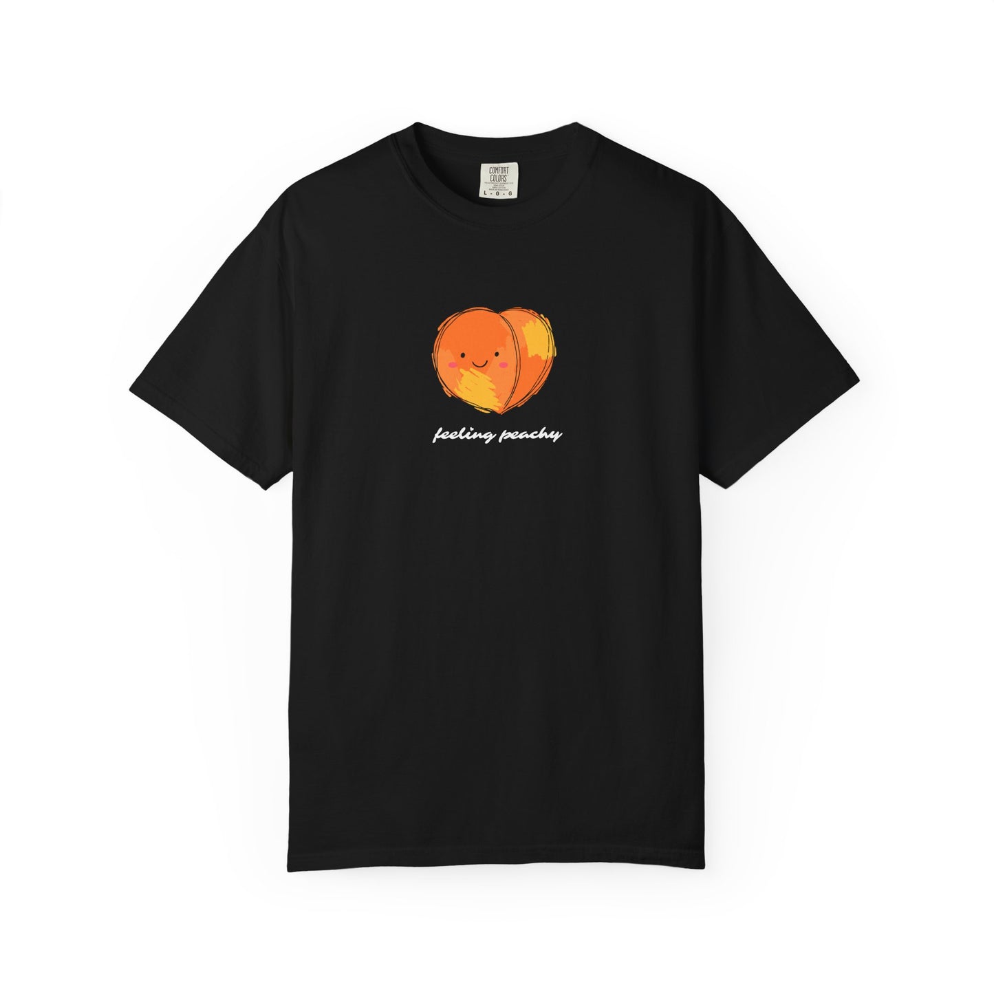 "Feeling Peachy" T-Shirt — Cute Kawaii Peach Graphic Tee