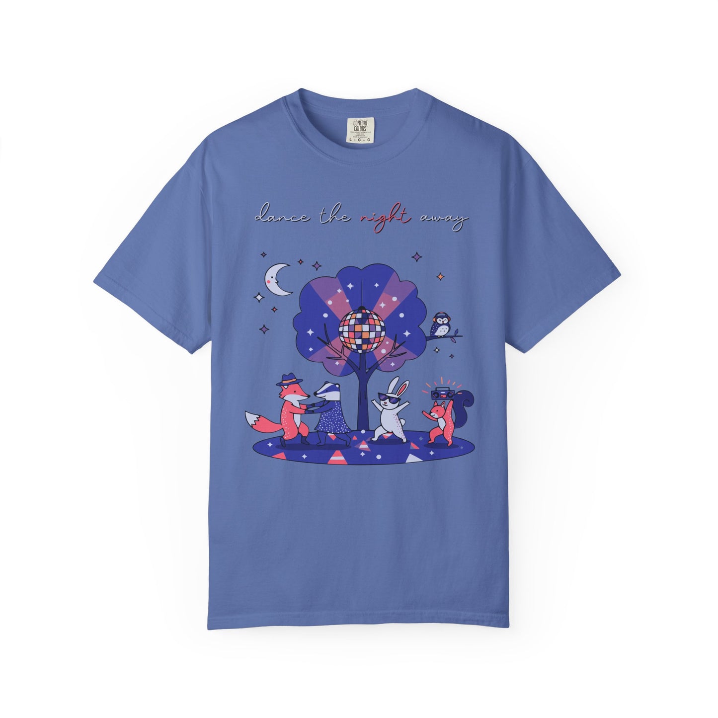 Dance the Night Away T-Shirt — Night Forest Animals Graphic Tee
