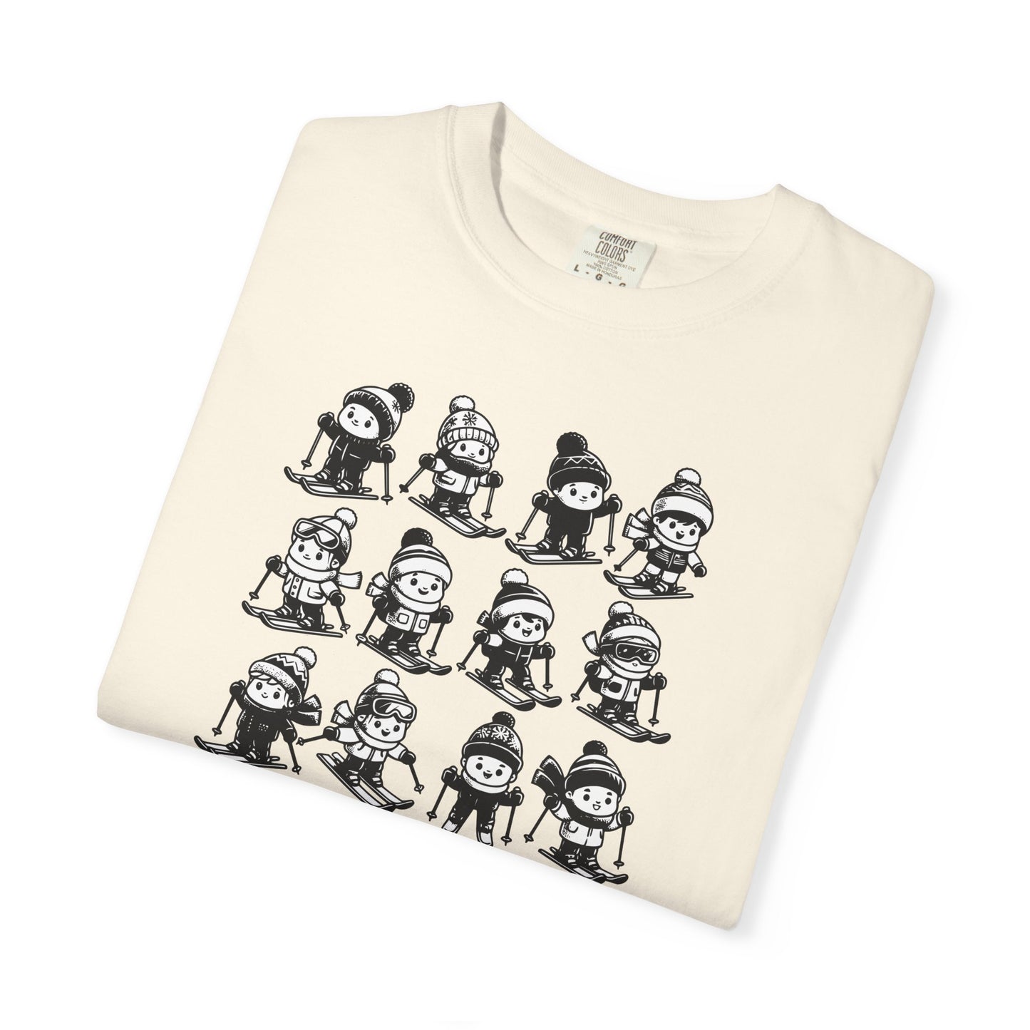 Chairlifts & Hot Chocolate T-Shirt — Cute Ski Lovers Winter Tee