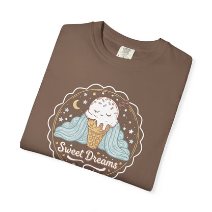 Sweet Dreams Ice Cream T-Shirt — Cute Pastel Dessert Graphic Tee