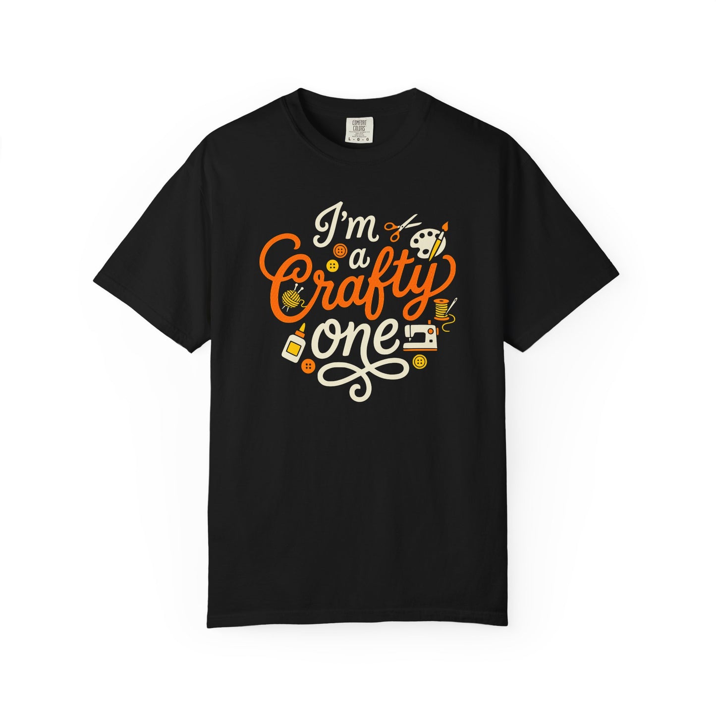 "I'm a Crafty One" T-Shirt —  Graphic Tee for Arts & Crafts Enthusiasts