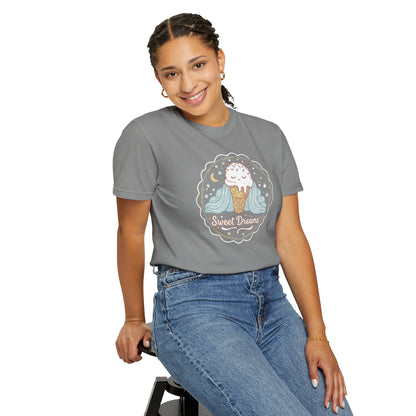 Sweet Dreams Ice Cream T-Shirt — Cute Pastel Dessert Graphic Tee