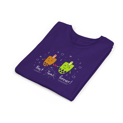 "Best Teas Forever" Youth Tee – Cute Bubble Tea Friends BFF Graphic T-Shirt