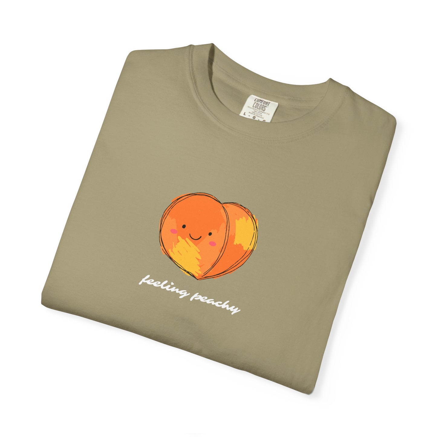 "Feeling Peachy" T-Shirt — Cute Kawaii Peach Graphic Tee