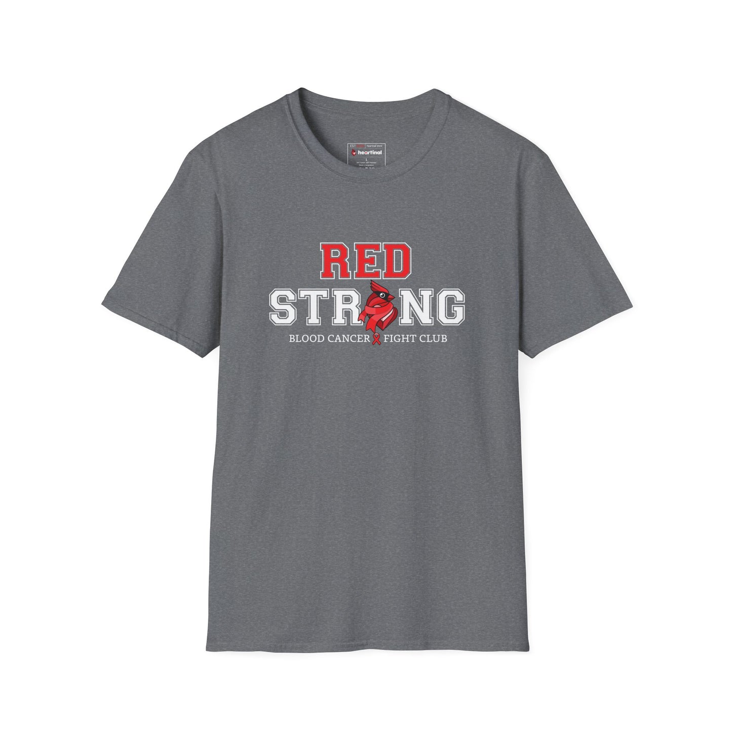 Red Strong T-Shirt — Blood Cancer Fight Club Awareness Tee