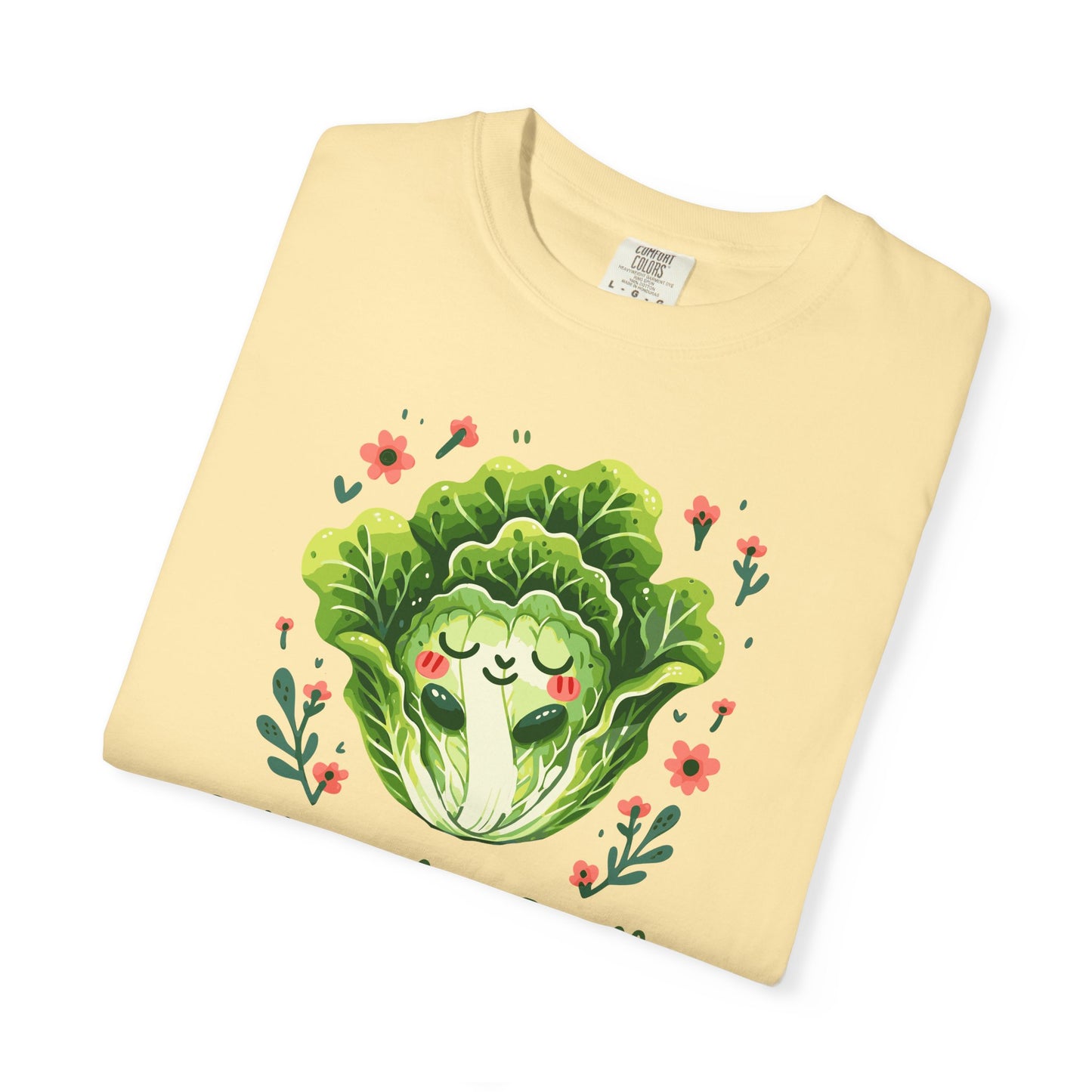 Lettuce Sleep Quietly T-Shirt — Cute Sleeping Lettuce Graphic Tee