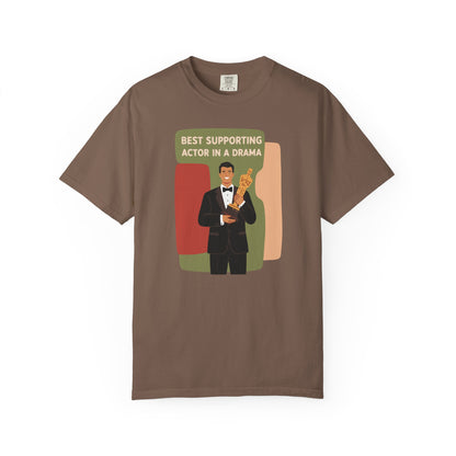 "Best Supporting Actor in a Drama" Couples Tee — Funny Award Winner Graphic T-Shirt