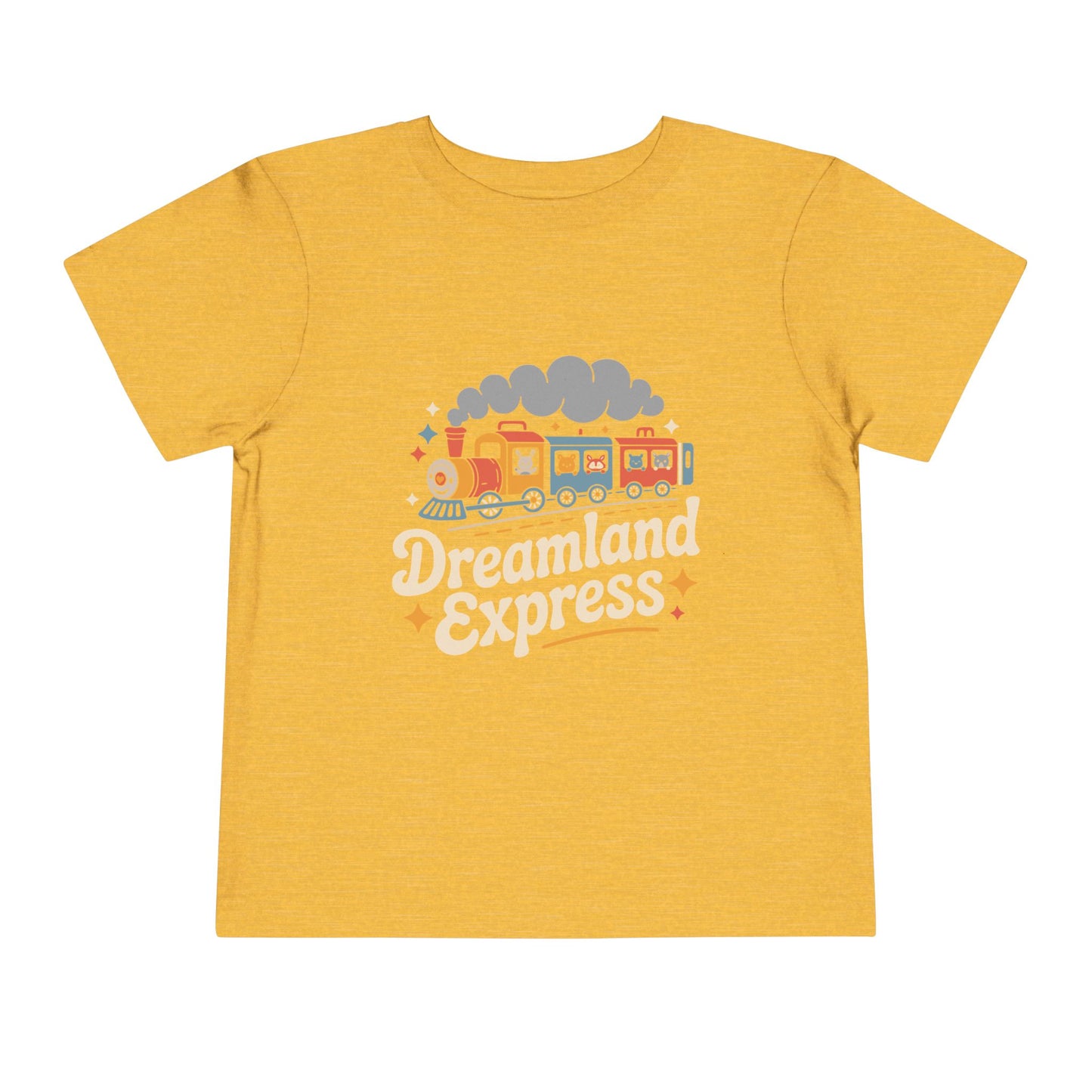 "Dreamland Express" Toddler Tee — Cute Train Kids Graphic T-Shirt