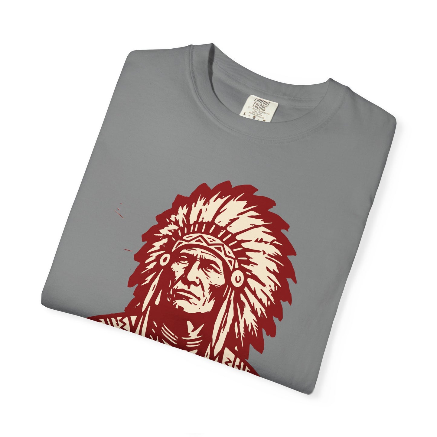 Revolution Graphic T-Shirt - Native Chief First Nation Illustrated Tee