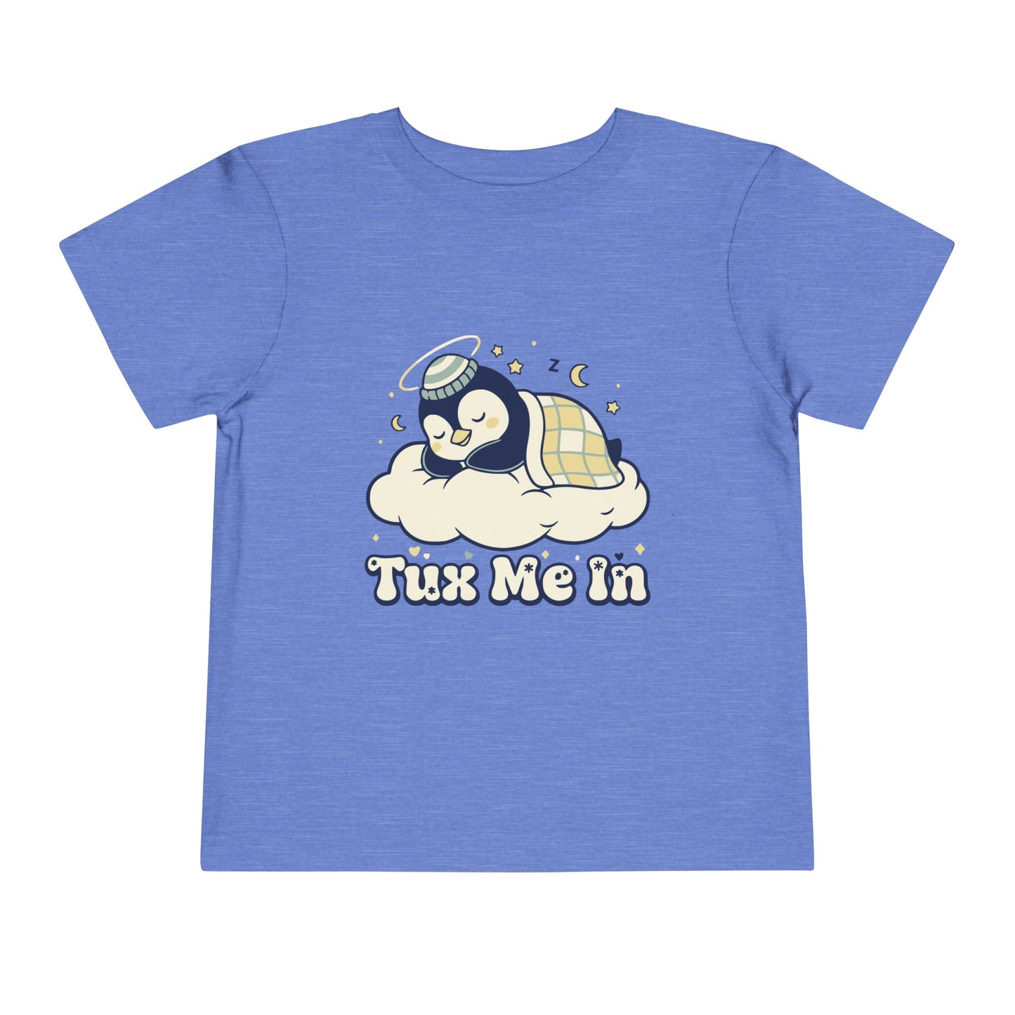 'Tux Me In' Toddler Tee —  Sleepy Penguin Short Sleeve Kids Shirt