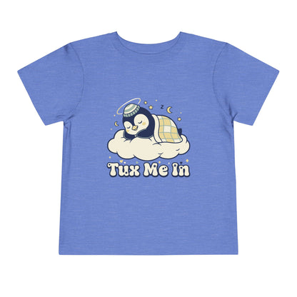 'Tux Me In' Toddler Tee —  Sleepy Penguin Short Sleeve Kids Shirt