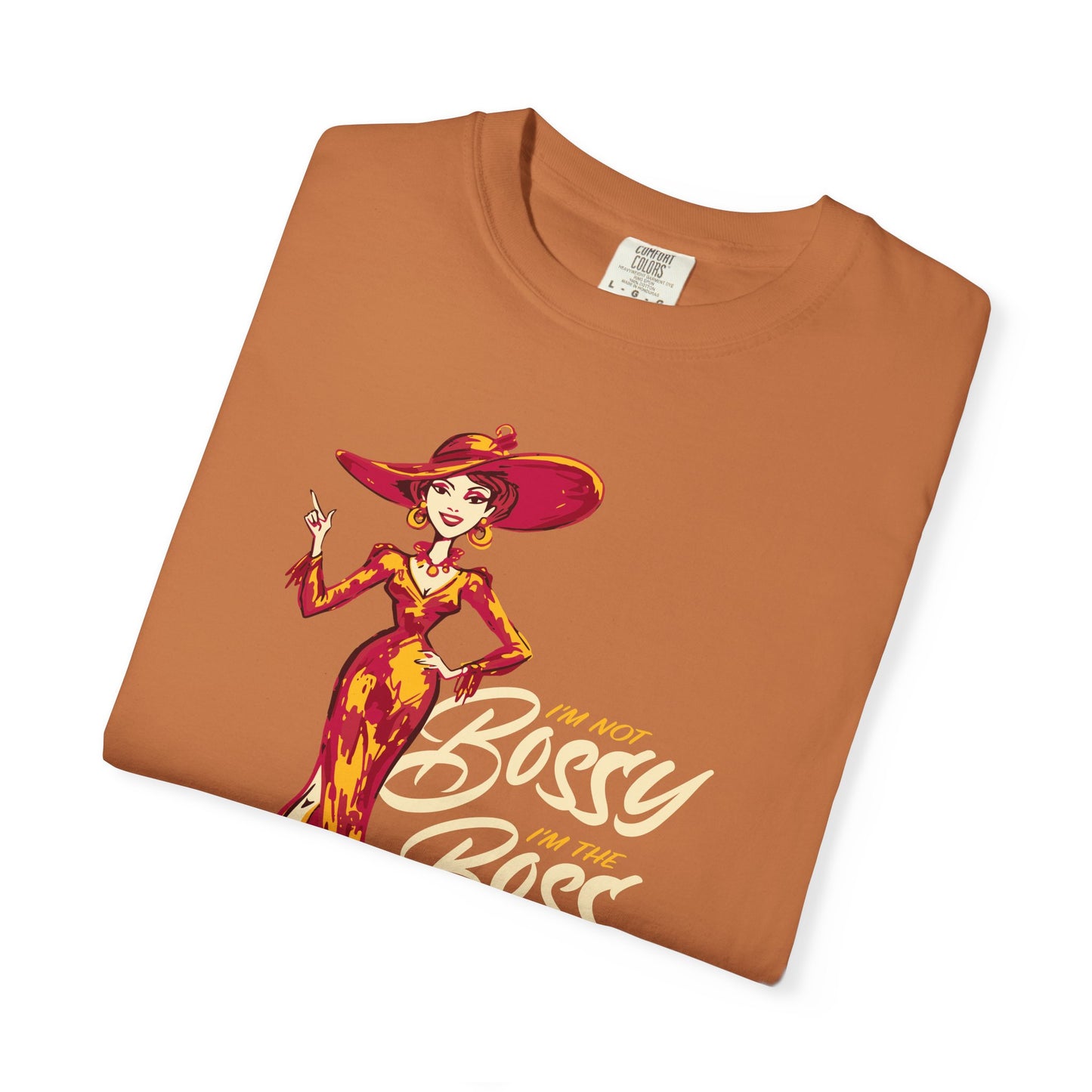 "I'm not Bossy, I'm the Boss" Graphic T-Shirt — Vintage Glam Lady Fashion Tee