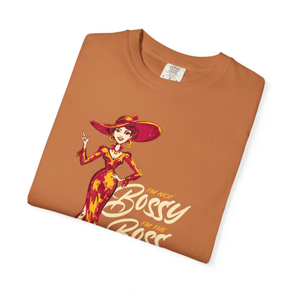 "I'm not Bossy, I'm the Boss" Graphic T-Shirt — Vintage Glam Lady Fashion Tee