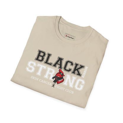 Black Ribbon Strong T-Shirt — Skin Cancer Fight Club Awareness Tee
