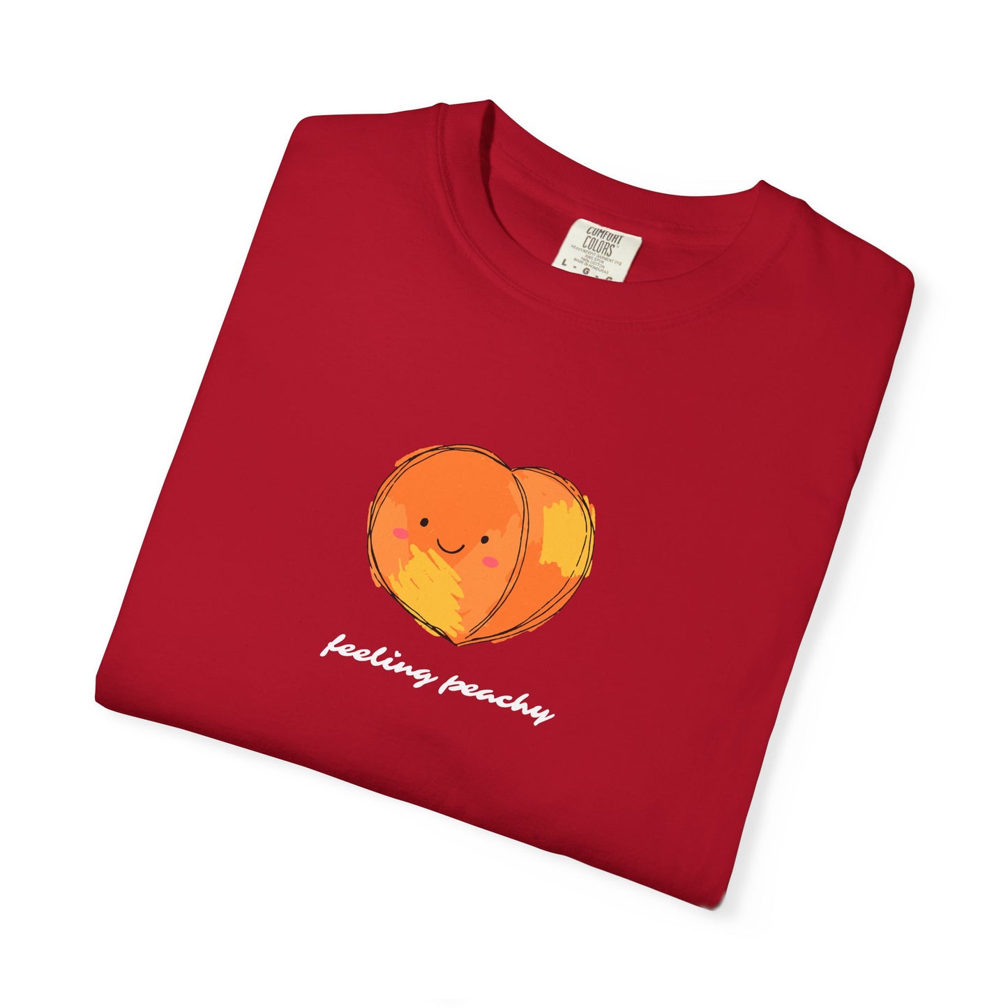 "Feeling Peachy" T-Shirt — Cute Kawaii Peach Graphic Tee