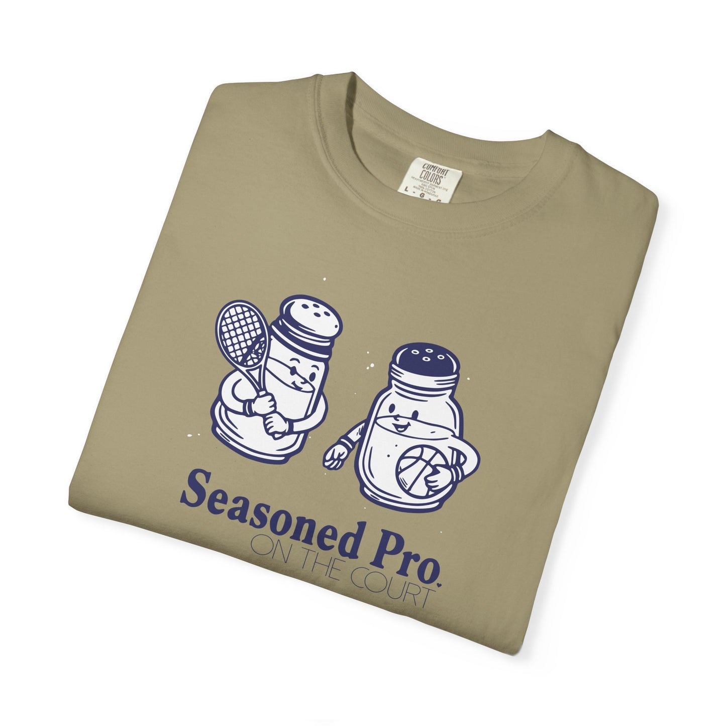 "Seasoned Pro on the Court" T-Shirt — Cute Salt & Pepper Shakers Athletic Graphic Tee