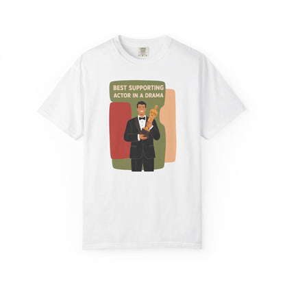"Best Supporting Actor in a Drama" Couples Tee — Funny Award Winner Graphic T-Shirt