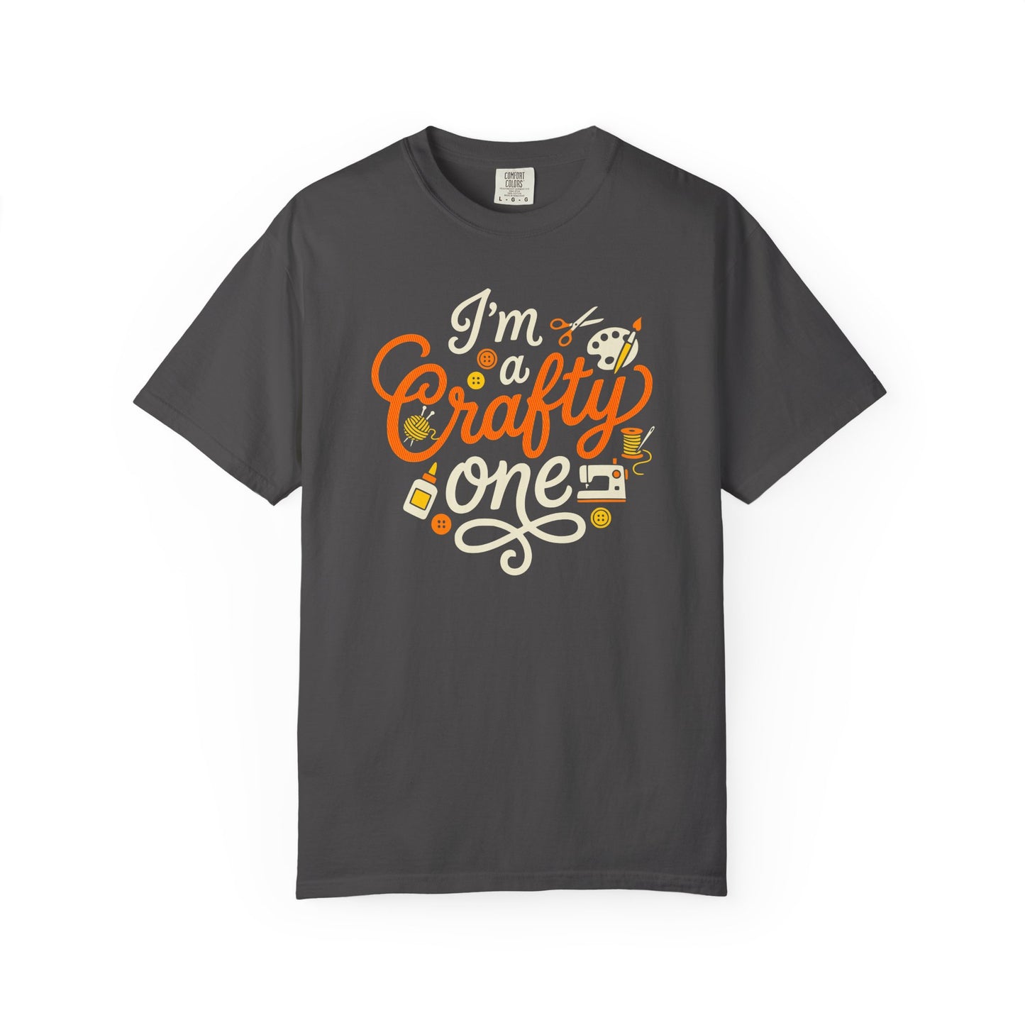 "I'm a Crafty One" T-Shirt —  Graphic Tee for Arts & Crafts Enthusiasts