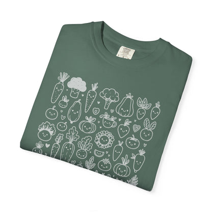 "Locally Grown: Plant Based & Good Taste" T-Shirt — Organic Vegan Farmer Garden Tee