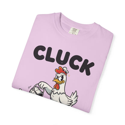 "Cluck: Excuse My Fowl Language" T-Shirt — Funny Chicken Graphic Tee
