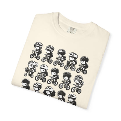 Pedal for the Medal Graphic Tee — Cute Cycling Crew Illustration T-Shirt