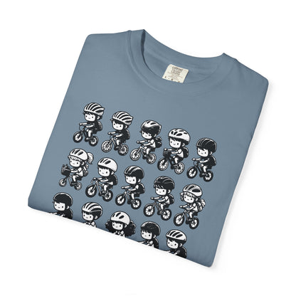 Pedal for the Medal Graphic Tee — Cute Cycling Crew Illustration T-Shirt