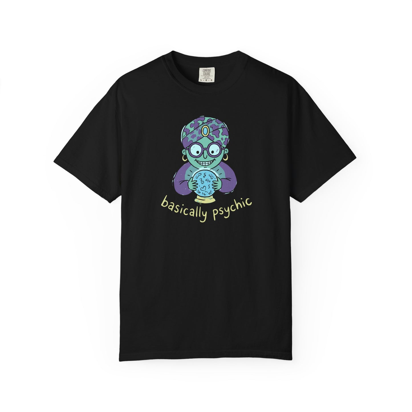 "Basically Psychic" T-Shirt - Cute Fortune Teller Graphic Tee