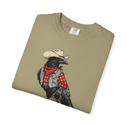 "Cawboy" Couples Tee — Western Crow Cowboy Graphic T-Shirt