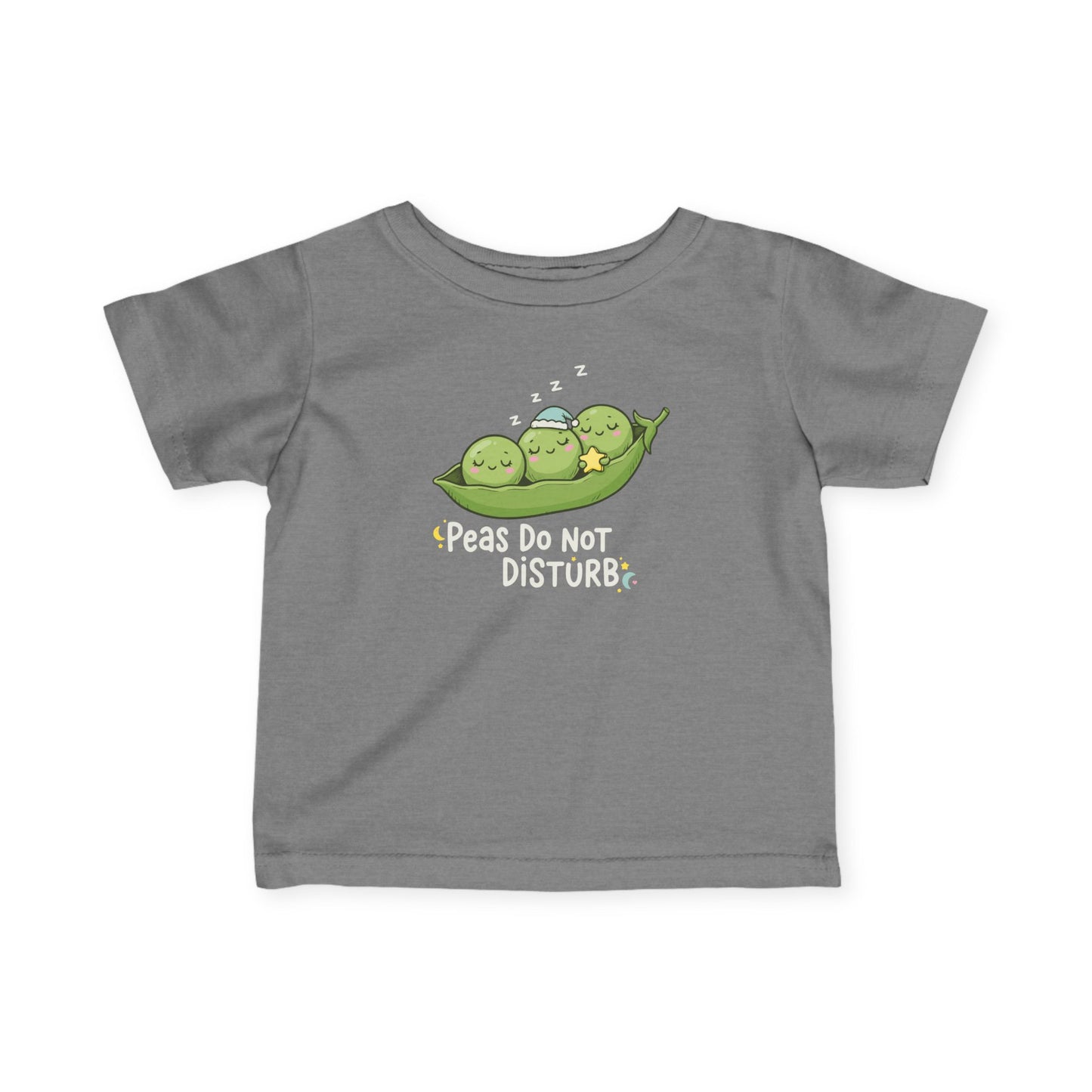 "Peas Do Not Disturb" Infant Tee — Cute Sleeping Peas Baby Shirt