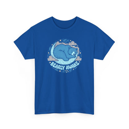 Bearly Awake T-Shirt — Cute Sleeping Bear Graphic Tee