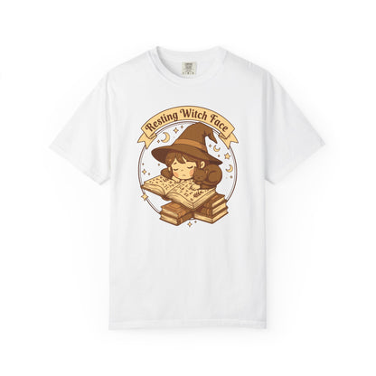 Resting Witch Face T-Shirt — Cute Witch Sleeping Graphic Tee