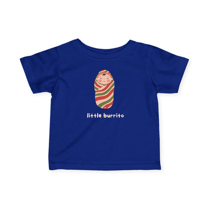 'Little Burrito' Infant Tee — Adorable Swaddle Baby Shirt