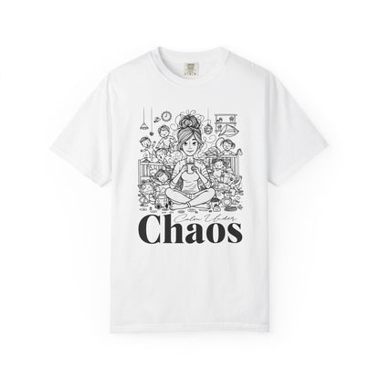 "Calm Under Chaos" T-Shirt — Mom Life Chaos Graphic Tee