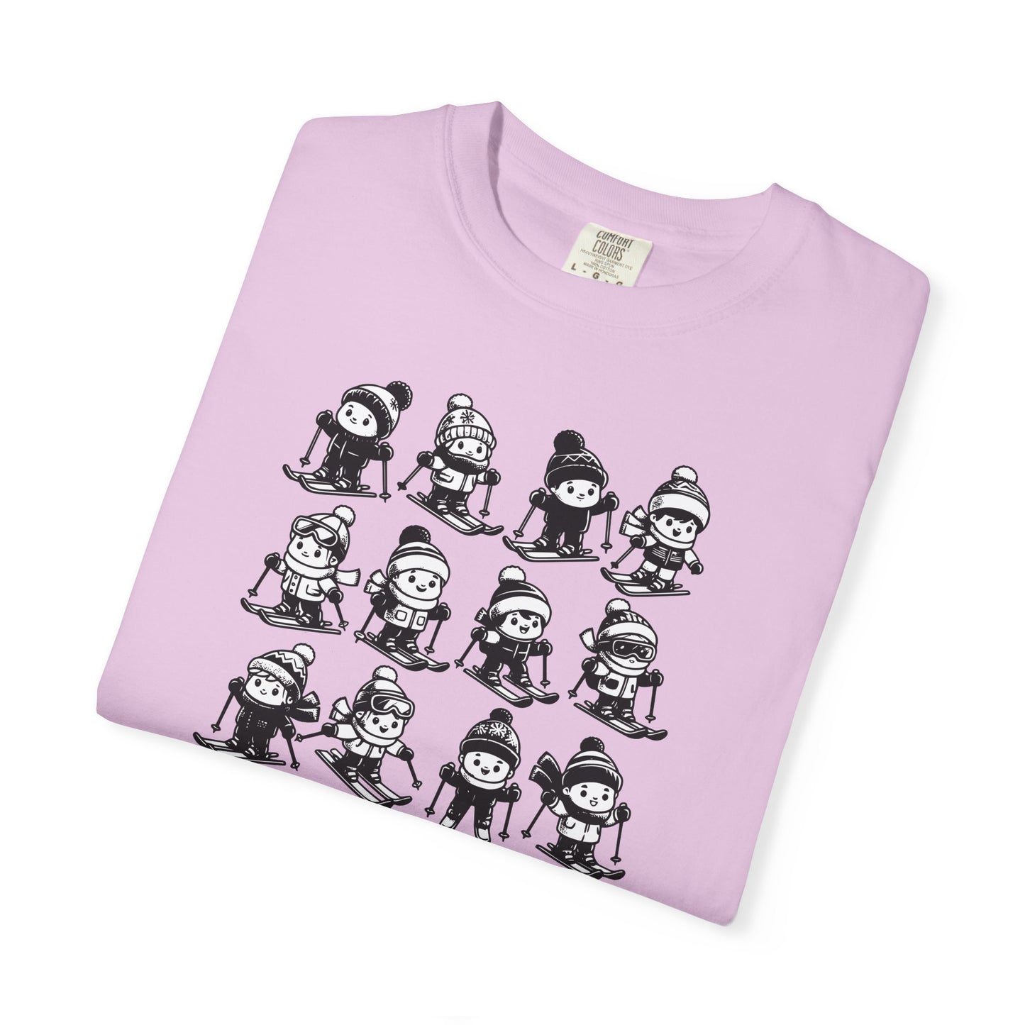 Chairlifts & Hot Chocolate T-Shirt — Cute Ski Lovers Winter Tee