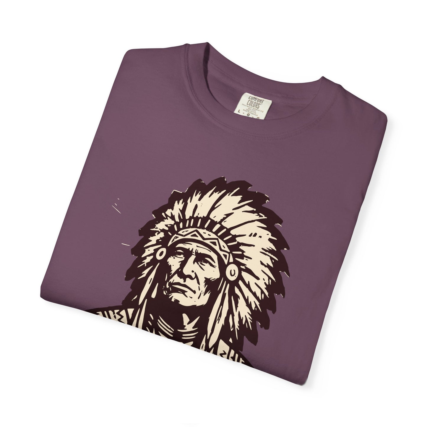Revolution Graphic T-Shirt - Native Chief First Nation Illustrated Tee