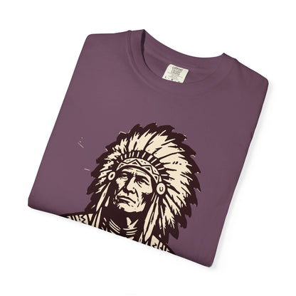 Revolution Graphic T-Shirt - Native Chief First Nation Illustrated Tee