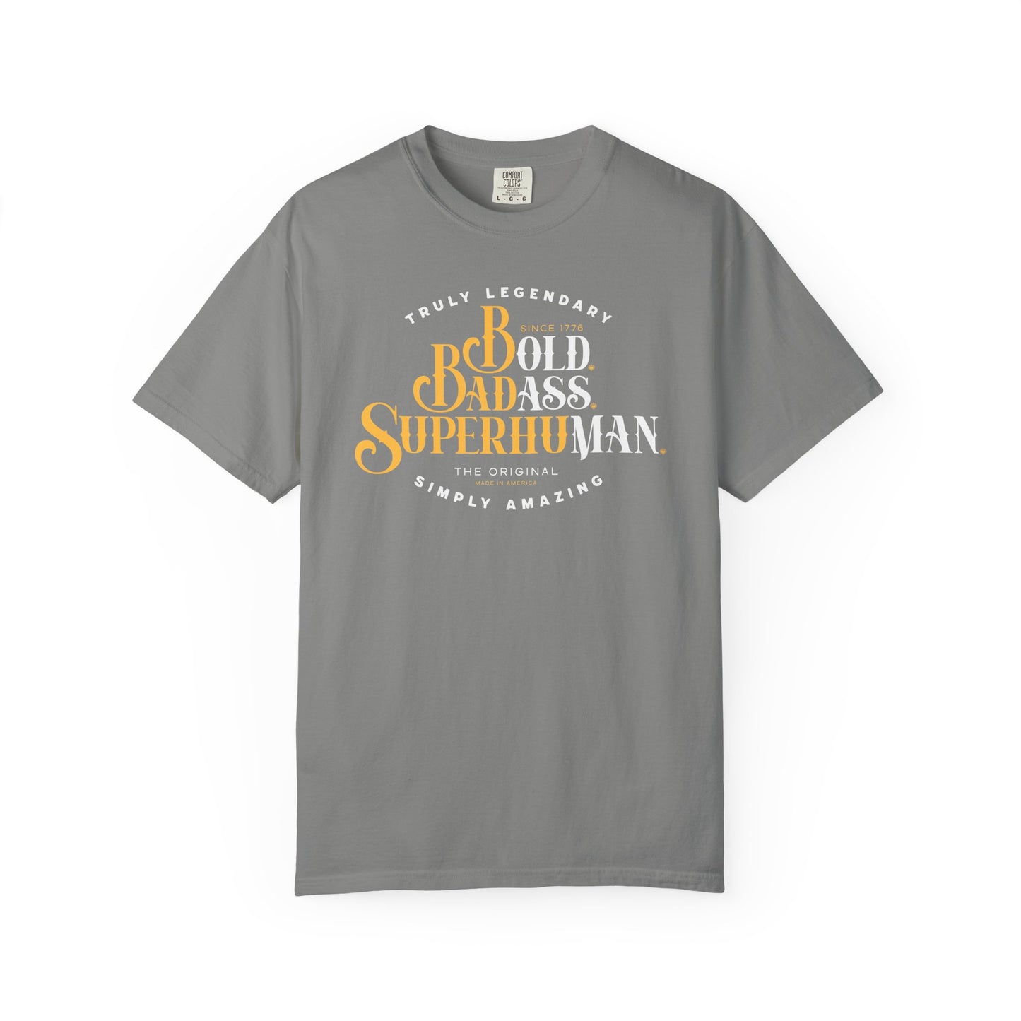 Old Ass Man. Bold Badass Superhuman Graphic Tee — Motivational Vintage Style T-Shirt