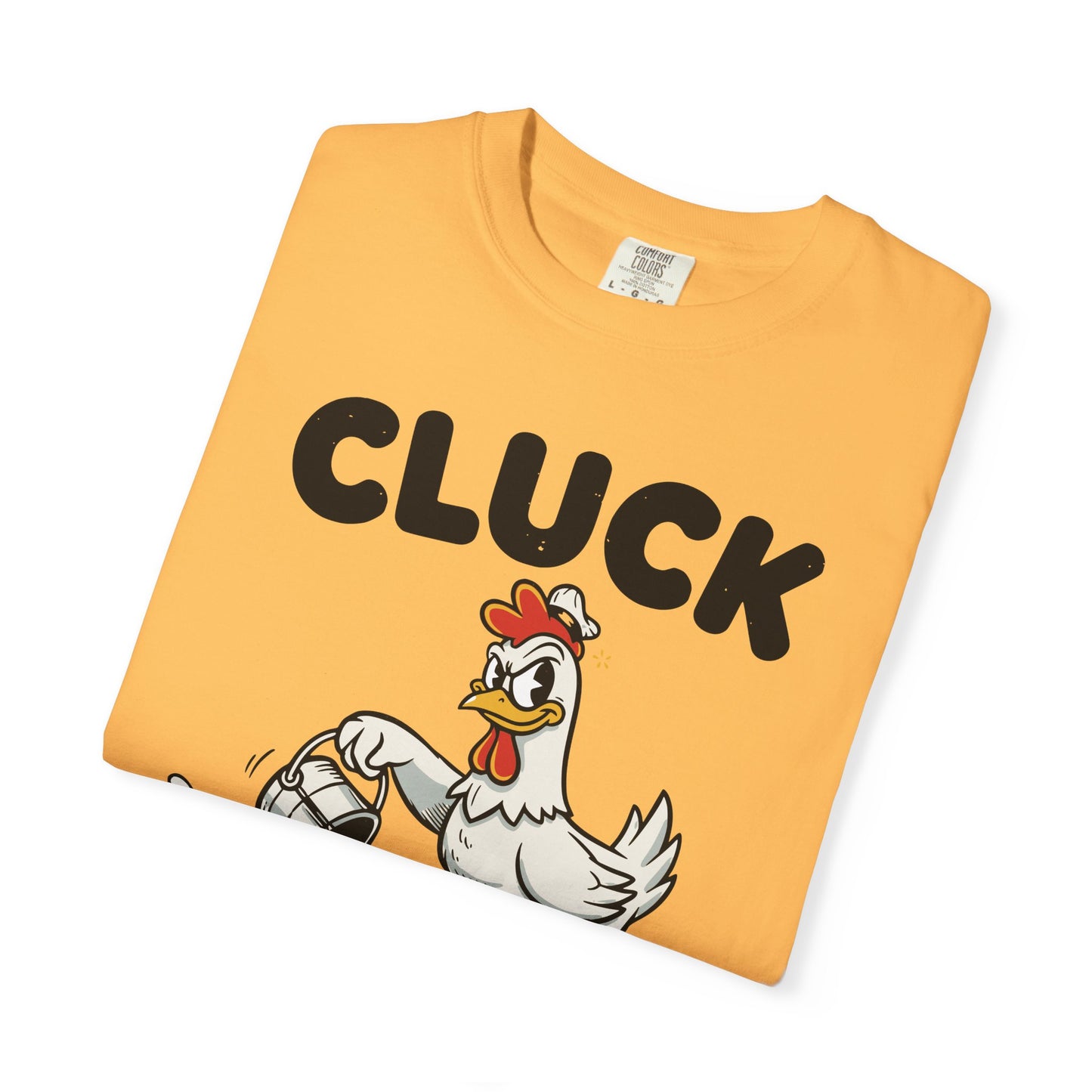 "Cluck: Excuse My Fowl Language" T-Shirt — Funny Chicken Graphic Tee