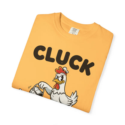 "Cluck: Excuse My Fowl Language" T-Shirt — Funny Chicken Graphic Tee