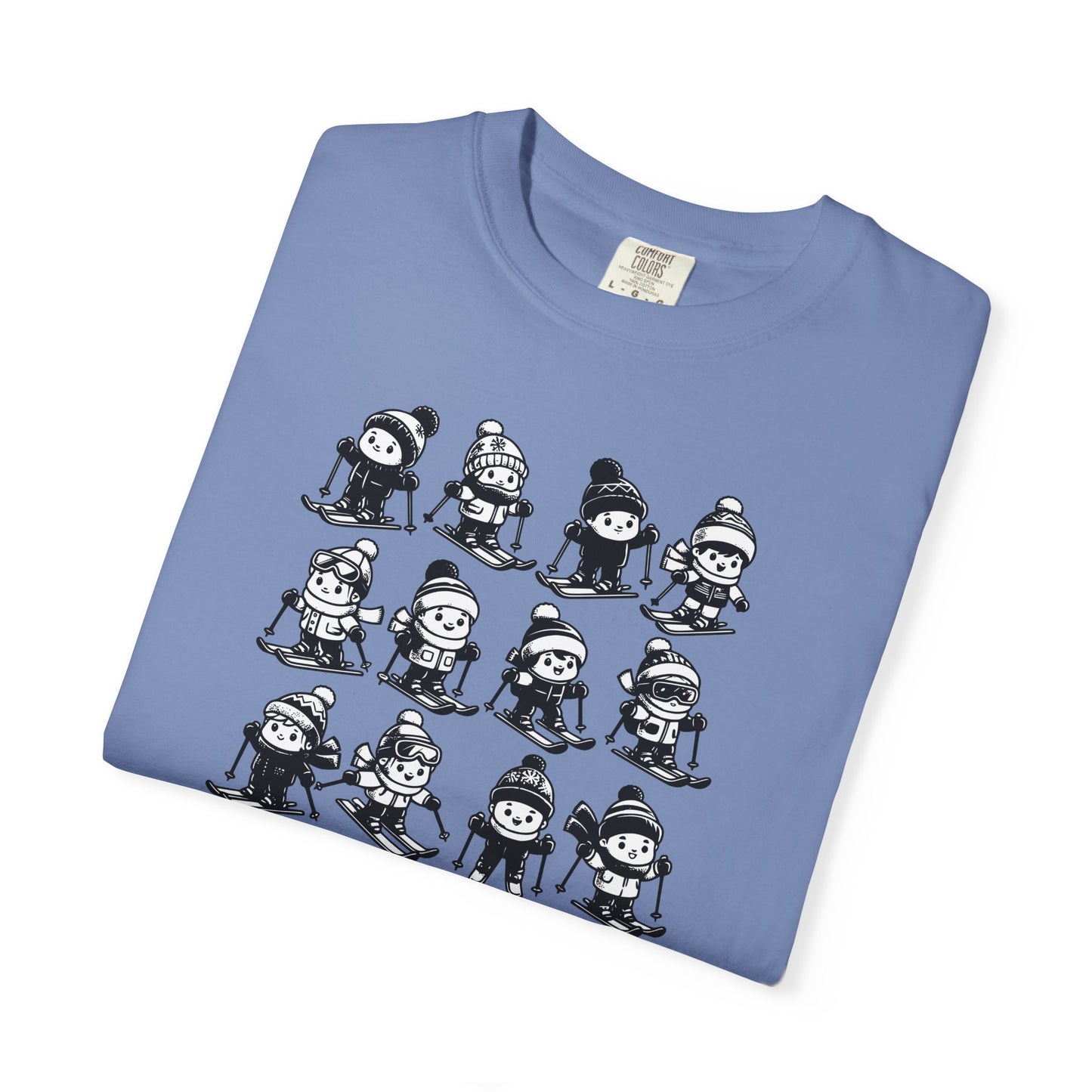 Chairlifts & Hot Chocolate T-Shirt — Cute Ski Lovers Winter Tee