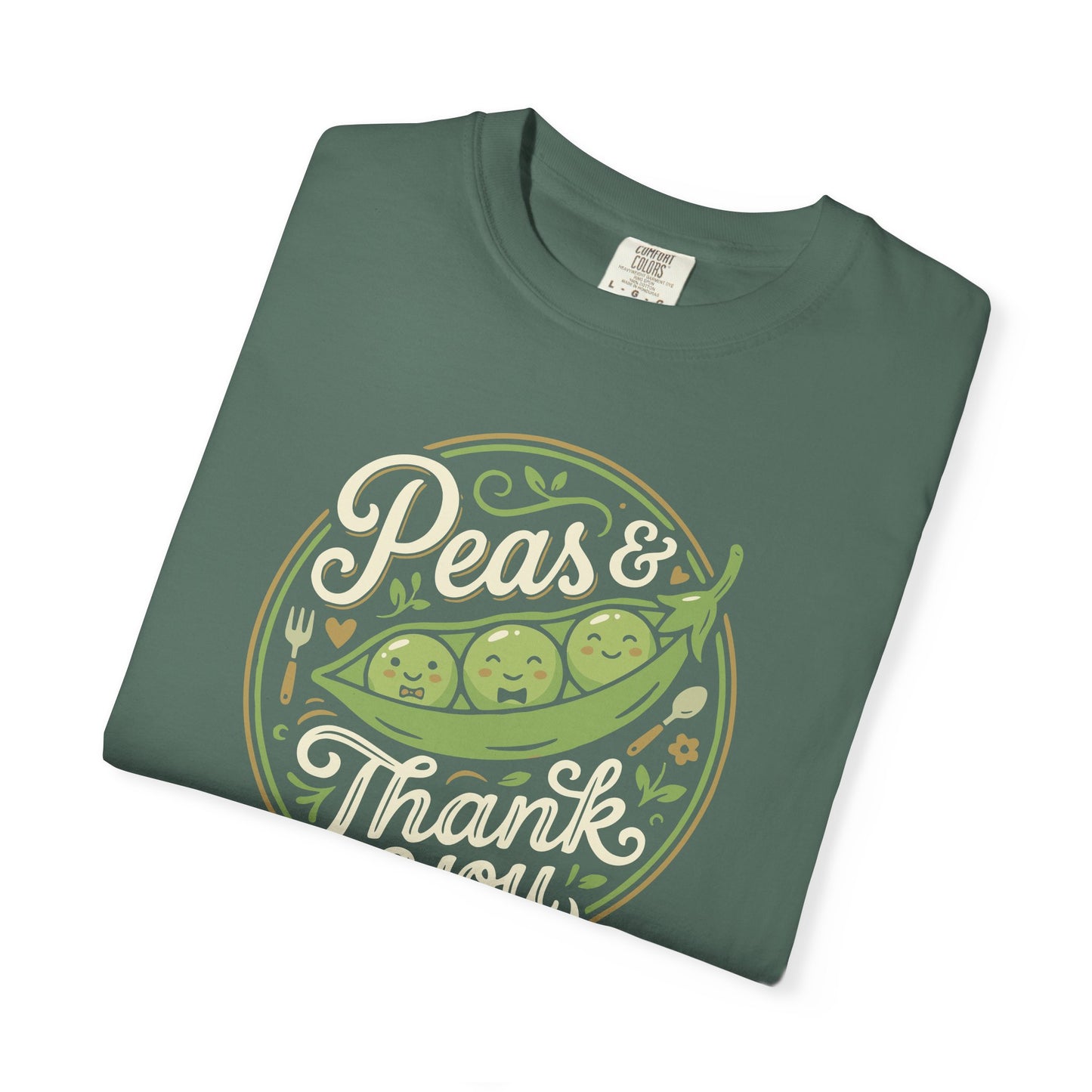 Peas & Thank You T-Shirt — Cute Polite Punny Graphic Tee