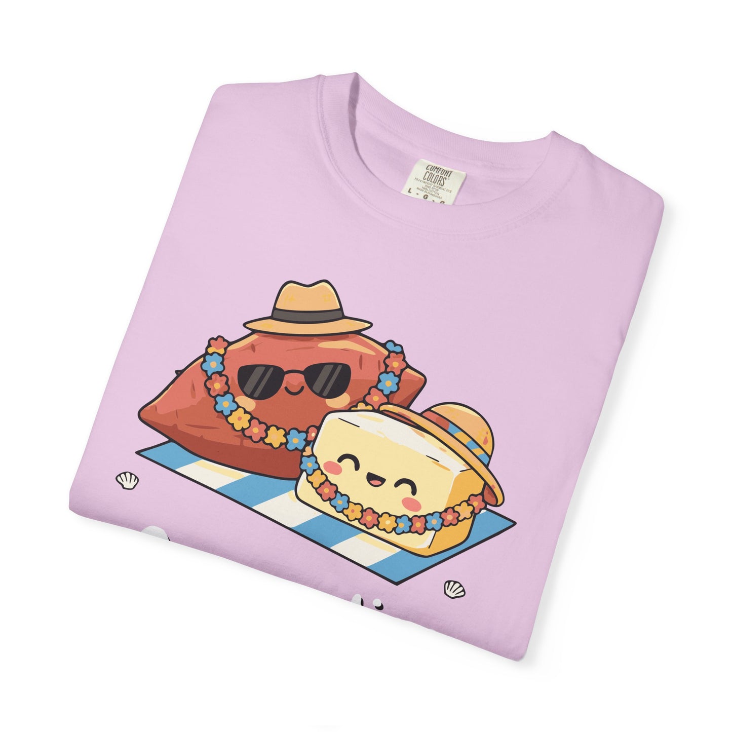 "On vacation with my butter half" Couples Tee —  Cute Vacation Yam Butter Summer T-Shirt