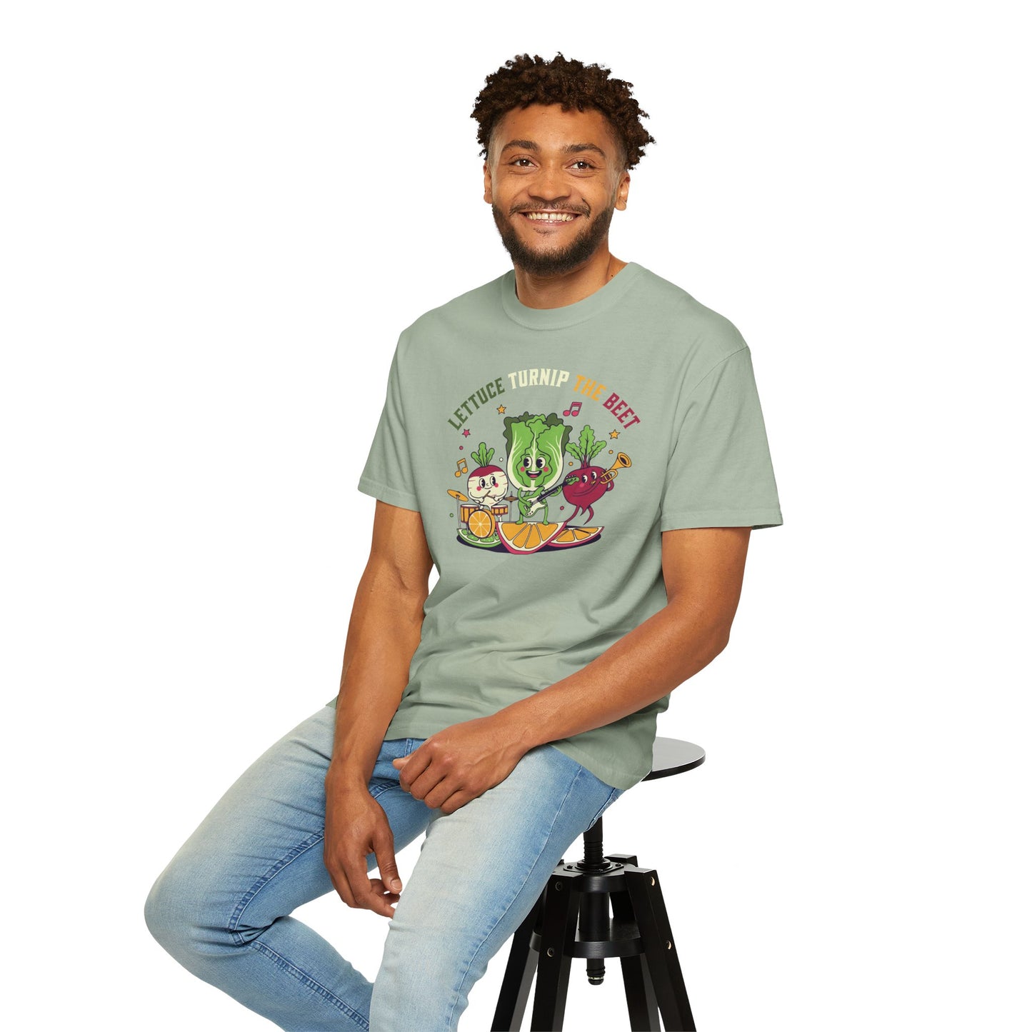 Lettuce Turnip The Beet T-Shirt — Cute Vegetable Band Graphic Tee