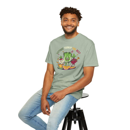 Lettuce Turnip The Beet T-Shirt — Cute Vegetable Band Graphic Tee