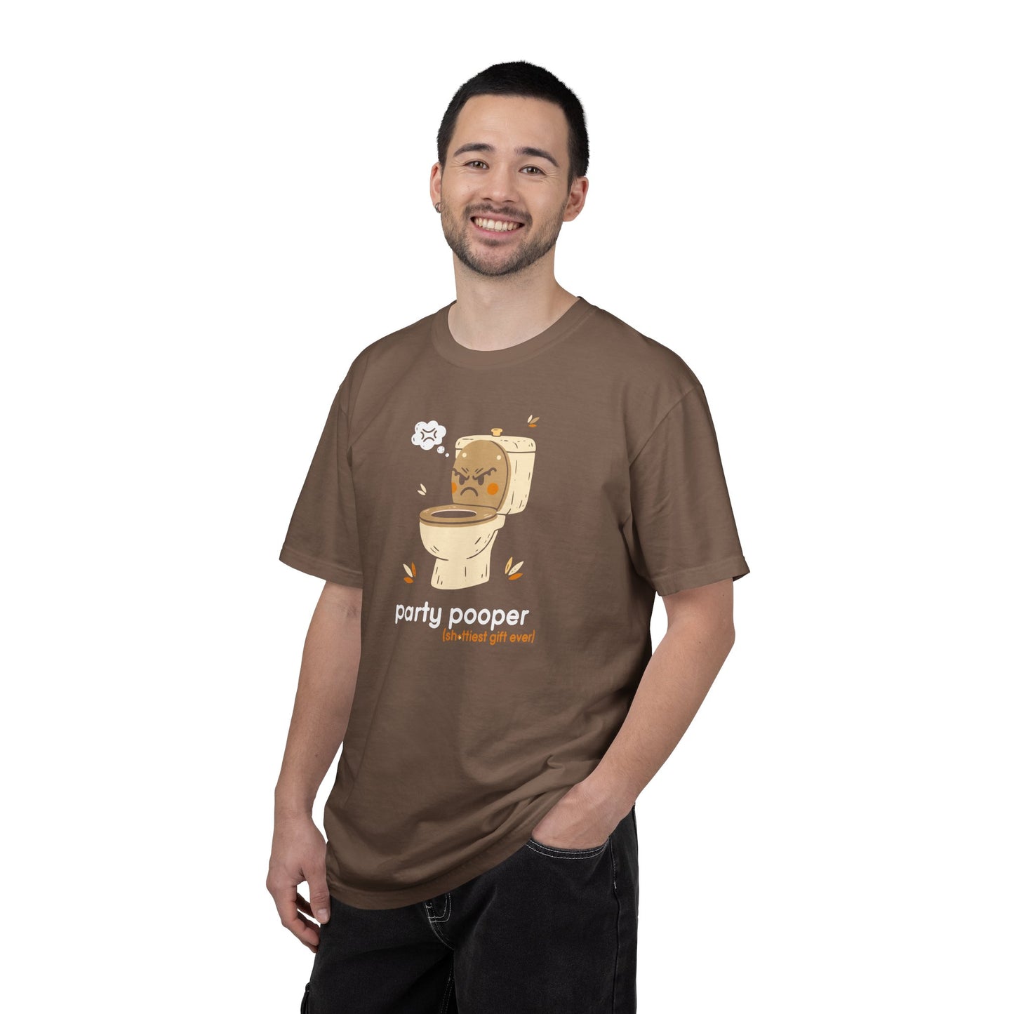 "Party Pooper" Couples Tee — Funny Gift Toilet Graphic T-Shirt