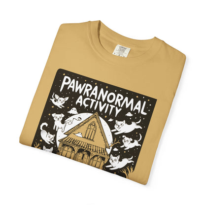 "Pawranormal Activity" Dog T-Shirt - Haunted House Fun Graphic Tee