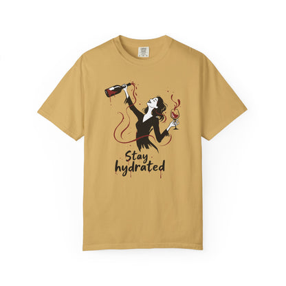 Stay Hydrated Wine T-Shirt — Funny Wine Lover Graphic Tee