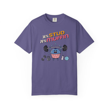"Stud Muffin" T-Shirt — Cute Funny Gym Cupcake Fitness Design