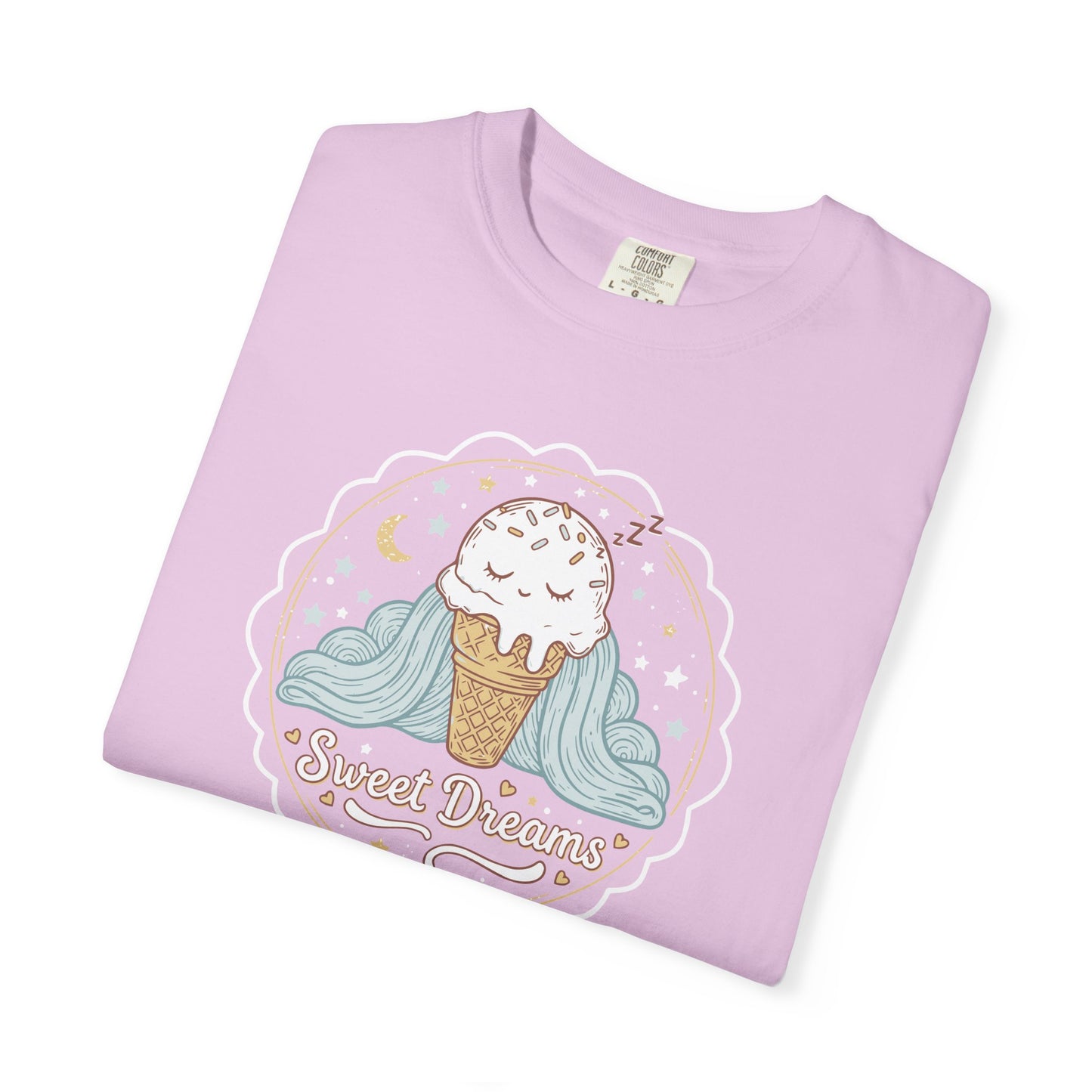Sweet Dreams Ice Cream T-Shirt — Cute Pastel Dessert Graphic Tee