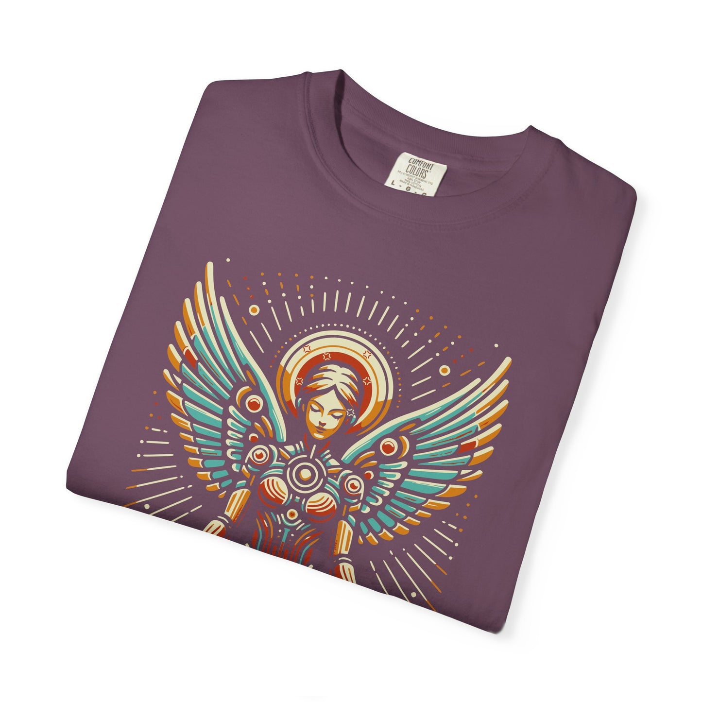 "Glitched Goddess (Under Construction)" T-Shirt — Unhinged Attitude Retro Sci‑Fi Graphic Tee